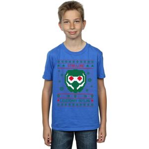 Marvel Boy's Guardians Of The Galaxy Vol. 2 Star Lord Fair Isle T-Shirt in Blue Size: 12-13 Years Blue 12-13 Years Marvel Boy's Guardians Of The Galaxy Vol. 2 Star Lord Fair Isle T-Shirt in Blue Size: 12-13 Years Blue 12-13 Years