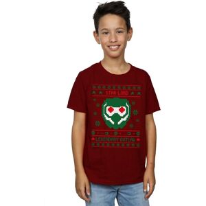 Marvel Boy's Guardians Of The Galaxy Vol. 2 Star Lord Fair Isle T-Shirt in Burgundy Size: 12-13 Years Burgundy 12-13 Years Marvel Boy's Guardians Of The Galaxy Vol. 2 Star Lord Fair Isle T-Shirt in Burgundy Size: 12-13 Years Burgundy 12-13 Years