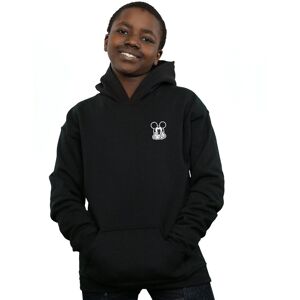 Disney Boy's Mickey Mouse Dont Speak Breast Print Hoodie in Black Size: 7-8 Years Black 7-8 Years Disney Boy's Mickey Mouse Dont Speak Breast Print Hoodie in Black Size: 7-8 Years Black 7-8 Years