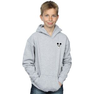 Disney Boy's Mickey Mouse Dont Speak Breast Print Hoodie in Grey Size: 5-6 Years Grey 5-6 Years Disney Boy's Mickey Mouse Dont Speak Breast Print Hoodie in Grey Size: 5-6 Years Grey 5-6 Years