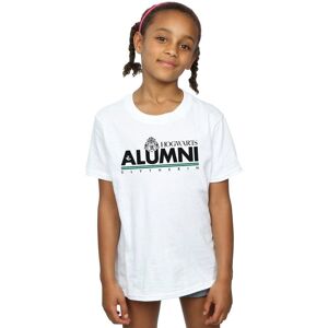 Harry Potter Girl's Hogwarts Alumni Slytherin Cotton T-Shirt in White Size: 7-8 Years White 7-8 Years Harry Potter Girl's Hogwarts Alumni Slytherin Cotton T-Shirt in White Size: 7-8 Years White 7-8 Years