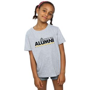 Harry Potter Girl's Hogwarts Alumni Hufflepuff Cotton T-Shirt in Grey Size: 12-13 Years Grey 12-13 Years Harry Potter Girl's Hogwarts Alumni Hufflepuff Cotton T-Shirt in Grey Size: 12-13 Years Grey 12-13 Years
