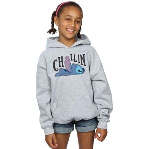 Disney Girl's Lilo & Stitch Chillin Hoodie in Grey Size: 9 Years Grey 9 Years Disney Girl's Lilo & Stitch Chillin Hoodie in Grey Size: 9 Years Grey 9 Years