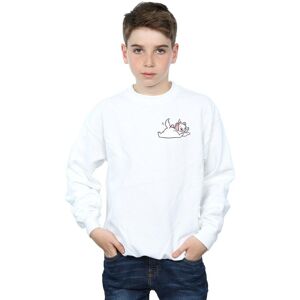 Disney Boy's Aristocats Marie Sweet Backside Breast Print Sweatshirt in White Size: 12-13 Years White 12-13 Years Disney Boy's Aristocats Marie Sweet Backside Breast Print Sweatshirt in White Size: 12-13 Years White 12-13 Years