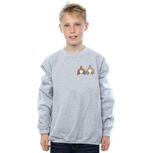 Disney Boy's Chip N Dale Backside Breast Print Sweatshirt in Grey Size: 7-8 Years Grey 7-8 Years Disney Boy's Chip N Dale Backside Breast Print Sweatshirt in Grey Size: 7-8 Years Grey 7-8 Years