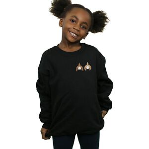 Disney Girl's Chip N Dale Backside Breast Print Sweatshirt in Black Size: 12-13 Years Black 12-13 Years Disney Girl's Chip N Dale Backside Breast Print Sweatshirt in Black Size: 12-13 Years Black 12-13 Years