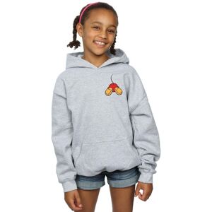 Disney Girl's Mickey Mouse Backside Breast Print Hoodie in Grey Size: 7-8 Years Grey 7-8 Years Disney Girl's Mickey Mouse Backside Breast Print Hoodie in Grey Size: 7-8 Years Grey 7-8 Years