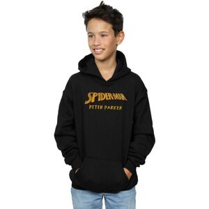 Marvel Boy's Spider-Man AKA Peter Parker Hoodie in Black Size: 5-6 Years Black 5-6 Years Marvel Boy's Spider-Man AKA Peter Parker Hoodie in Black Size: 5-6 Years Black 5-6 Years