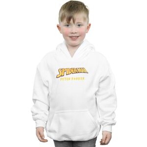 Marvel Boy's Spider-Man AKA Peter Parker Hoodie in White Size: 12-13 Years White 12-13 Years Marvel Boy's Spider-Man AKA Peter Parker Hoodie in White Size: 12-13 Years White 12-13 Years