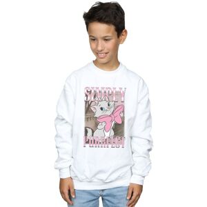 Disney Boy's Aristocats Marie Simply Purrfect Homage Sweatshirt in White Size: 9 Years White 9 Years Disney Boy's Aristocats Marie Simply Purrfect Homage Sweatshirt in White Size: 9 Years White 9 Years