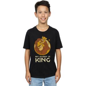 Disney Boy's The Lion King My Daddy Is King T-Shirt in Black Size: 12-13 Years Black 12-13 Years Disney Boy's The Lion King My Daddy Is King T-Shirt in Black Size: 12-13 Years Black 12-13 Years
