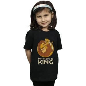 Disney Girl's The Lion King My Daddy Is King Cotton T-Shirt in Black Size: 12-13 Years Black 12-13 Years Disney Girl's The Lion King My Daddy Is King Cotton T-Shirt in Black Size: 12-13 Years Black 12-13 Years