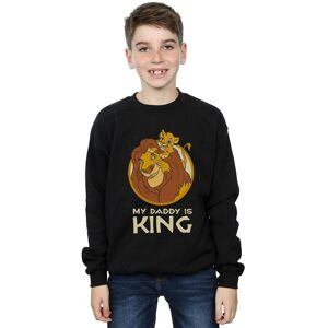 Disney Boy's The Lion King My Daddy Is King Sweatshirt in Black Size: 7-8 Years Black 7-8 Years Disney Boy's The Lion King My Daddy Is King Sweatshirt in Black Size: 7-8 Years Black 7-8 Years