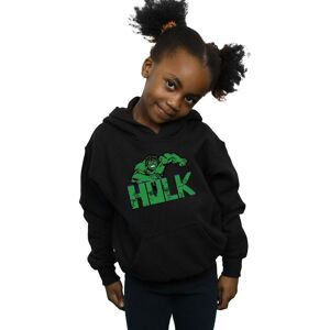 Marvel Girl's Hulk Pixelated Hoodie in Black Size: 12-13 Years Black 12-13 Years Marvel Girl's Hulk Pixelated Hoodie in Black Size: 12-13 Years Black 12-13 Years
