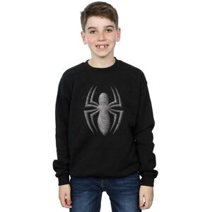 Marvel Boy's Spider-Man Web Logo Sweatshirt in Black Size: 3-4 Years Black 3-4 Years Marvel Boy's Spider-Man Web Logo Sweatshirt in Black Size: 3-4 Years Black 3-4 Years