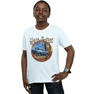 Harry Potter Boy's Flying Car T-Shirt in White Size: 5-6 Years White 5-6 Years Harry Potter Boy's Flying Car T-Shirt in White Size: 5-6 Years White 5-6 Years