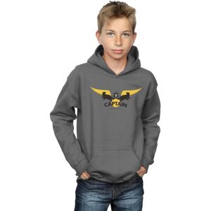 Harry Potter Boy's Hufflepuff Captain Hoodie in Charcoal Size: 3-4 Years Charcoal 3-4 Years Harry Potter Boy's Hufflepuff Captain Hoodie in Charcoal Size: 3-4 Years Charcoal 3-4 Years