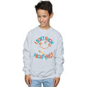 Disney Boy's Toy Story 4 Forky I Dont Know About This Sweatshirt in White Size: 3-4 Years White 3-4 Years Disney Boy's Toy Story 4 Forky I Dont Know About This Sweatshirt in White Size: 3-4 Years White 3-4 Years