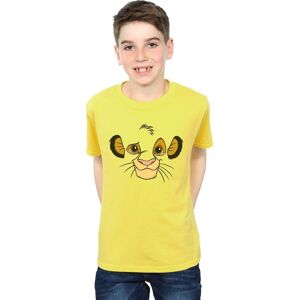 Disney Boy's The Lion King Simba Face T-Shirt in Yellow Size: 12-13 Years Yellow 12-13 Years Disney Boy's The Lion King Simba Face T-Shirt in Yellow Size: 12-13 Years Yellow 12-13 Years