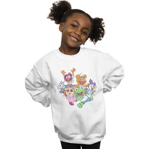 Disney Girl's The Muppets Muppet Babies Colour Group Sweatshirt in White Size: 3-4 Years White 3-4 Years Disney Girl's The Muppets Muppet Babies Colour Group Sweatshirt in White Size: 3-4 Years White 3-4 Years