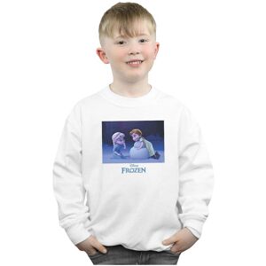 Disney Boy's Frozen Build A Snowman Sweatshirt in White Size: 12-13 Years White 12-13 Years Disney Boy's Frozen Build A Snowman Sweatshirt in White Size: 12-13 Years White 12-13 Years