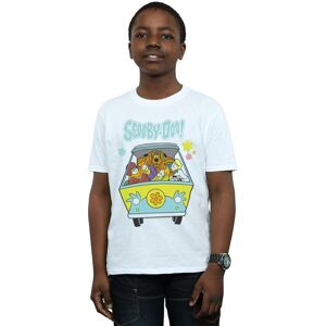 Scooby Doo Boy's Mystery Machine Group T-Shirt in White Size: 3-4 Years White 3-4 Years Scooby Doo Boy's Mystery Machine Group T-Shirt in White Size: 3-4 Years White 3-4 Years