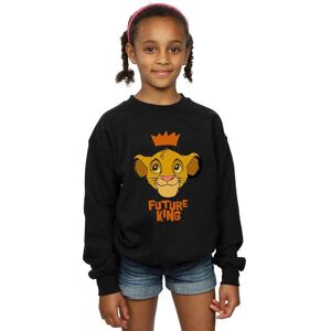 Disney Girl's The Lion King Simba Future King Sweatshirt in Black Size: 3-4 Years Black 3-4 Years Disney Girl's The Lion King Simba Future King Sweatshirt in Black Size: 3-4 Years Black 3-4 Years