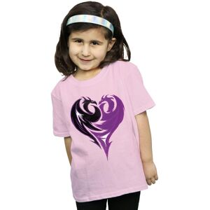 Disney Girl's The Descendants Dragon Heart Cotton T-Shirt in Baby Pink Size: 7-8 Years Baby Pink 7-8 Years Disney Girl's The Descendants Dragon Heart Cotton T-Shirt in Baby Pink Size: 7-8 Years Baby Pink 7-8 Years
