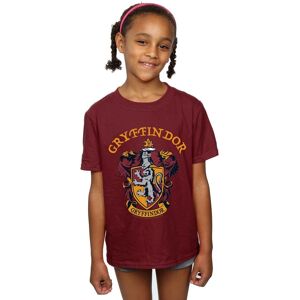 Harry Potter Girl's Gryffindor Crest Cotton T-Shirt in Burgundy Size: 9 Years Burgundy 9 Years Harry Potter Girl's Gryffindor Crest Cotton T-Shirt in Burgundy Size: 9 Years Burgundy 9 Years