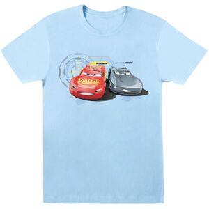 Disney Boy's Cars Lightning Vs Storm T-Shirt in Baby Blue Size: 12-13 Years Baby Blue 12-13 Years Disney Boy's Cars Lightning Vs Storm T-Shirt in Baby Blue Size: 12-13 Years Baby Blue 12-13 Years