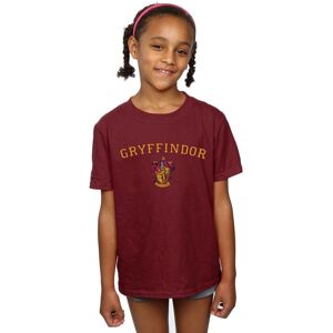 Harry Potter Girl's Gryffindor Crest Cotton T-Shirt in Burgundy Size: 9 Years Burgundy 9 Years Harry Potter Girl's Gryffindor Crest Cotton T-Shirt in Burgundy Size: 9 Years Burgundy 9 Years