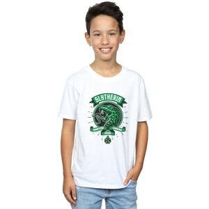 Harry Potter Boys Slytherin Toon Crest T-Shirt - Kids White - T-Shirt Harry Potter Boys Slytherin Toon Crest T-Shirt - Kids White - T-Shirt