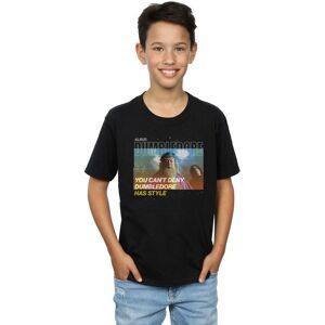 Harry Potter Boy's Dumbledore Style T-Shirt in Black Size: 3-4 Years Black 3-4 Years Harry Potter Boy's Dumbledore Style T-Shirt in Black Size: 3-4 Years Black 3-4 Years