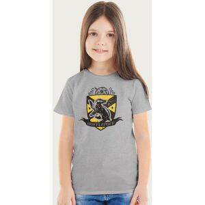 Harry Potter Hufflepuff Quidditch Distressed Shield T-Shirt in Mid Grey Size: 5-6 Years Mid Grey 5-6 Years Harry Potter Hufflepuff Quidditch Distressed Shield T-Shirt in Mid Grey Size: 5-6 Years Mid Grey 5-6 Years