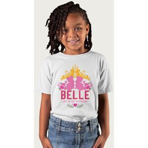 Disney Beauty & The Beast Belle Adventure T-Shirt in White Size: 12-13 Years White 12-13 Years Disney Beauty & The Beast Belle Adventure T-Shirt in White Size: 12-13 Years White 12-13 Years