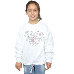 Disney Girl's The Aristocats Marie Heart Sweatshirt in White Size: 3-4 Years White 3-4 Years Disney Girl's The Aristocats Marie Heart Sweatshirt in White Size: 3-4 Years White 3-4 Years