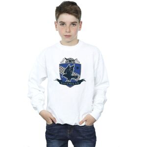 Harry Potter Boy's Ravenclaw Chest Badge Sweatshirt in White Size: 7-8 Years White 7-8 Years Harry Potter Boy's Ravenclaw Chest Badge Sweatshirt in White Size: 7-8 Years White 7-8 Years