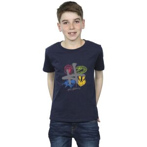 Harry Potter Boy's Emblems H Spray T-Shirt in Navy Size: 3-4 Years Navy 3-4 Years Harry Potter Boy's Emblems H Spray T-Shirt in Navy Size: 3-4 Years Navy 3-4 Years