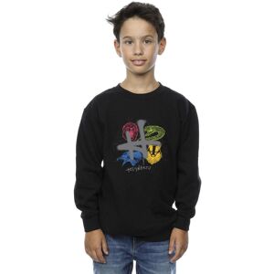 Harry Potter Boy's Emblems H Spray Sweatshirt in Black Size: 3-4 Years Black 3-4 Years Harry Potter Boy's Emblems H Spray Sweatshirt in Black Size: 3-4 Years Black 3-4 Years