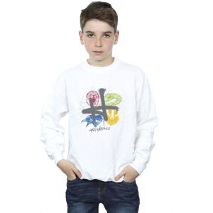 Harry Potter Boy's Emblems H Spray Sweatshirt in White Size: 3-4 Years White 3-4 Years Harry Potter Boy's Emblems H Spray Sweatshirt in White Size: 3-4 Years White 3-4 Years
