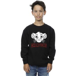 Disney Boy's The Lion King Simba Face Champion Sweatshirt in Black Size: 12-13 Years Black 12-13 Years Disney Boy's The Lion King Simba Face Champion Sweatshirt in Black Size: 12-13 Years Black 12-13 Years