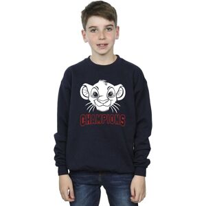 Disney Boy's The Lion King Simba Face Champion Sweatshirt in Navy Size: 3-4 Years Navy 3-4 Years Disney Boy's The Lion King Simba Face Champion Sweatshirt in Navy Size: 3-4 Years Navy 3-4 Years