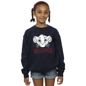 Disney Girl's The Lion King Simba Face Champion Sweatshirt in Navy Size: 3-4 Years Navy 3-4 Years Disney Girl's The Lion King Simba Face Champion Sweatshirt in Navy Size: 3-4 Years Navy 3-4 Years