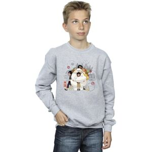 Disney Boy's Big Hero 6 Baymax Group Hug Sweatshirt in Grey Size: 12-13 Years Grey 12-13 Years Disney Boy's Big Hero 6 Baymax Group Hug Sweatshirt in Grey Size: 12-13 Years Grey 12-13 Years