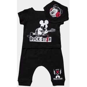 Disney Baby Boy's Mickey Mouse Rockstar 3-Piece Outfit in Black Size: 0-3 m Black 0-3 m Disney Baby Boy's Mickey Mouse Rockstar 3-Piece Outfit in Black Size: 0-3 m Black 0-3 m