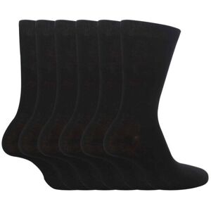 Sock Snob Men's 6 Pack Plain Soft Solid Coloured Cotton Socks in Black Size: 12-3 Black 12-3 Sock Snob Men's 6 Pack Plain Soft Solid Coloured Cotton Socks in Black Size: 12-3 Black 12-3