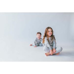 DreamBuy Plain or Personalised Pyjama Ribbed Kids Matching Family Loungewear Name or Christmas in Light Grey Size: 5-6 Years Light Grey 5-6 Years DreamBuy Plain or Personalised Pyjama Ribbed Kids Matching Family Loungewear Name or Christmas in Light Grey Size: 5-6 Years Light Grey 5-6 Years