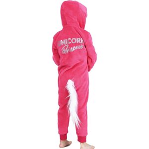 Wunsy Girl's Super Soft Fleece Unicorn Onesie Playsuit with Tail in Pink Size: 12-13 Years Pink 12-13 Years Wunsy Girl's Super Soft Fleece Unicorn Onesie Playsuit with Tail in Pink Size: 12-13 Years Pink 12-13 Years