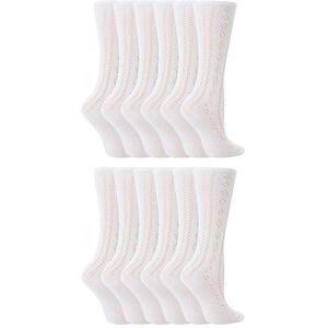 Sock Snob Girl's 12 Pair Soft Cotton Rich Knee High White Uniform Socks for School Size: 11-13 Years White 11-13 Years Sock Snob Girl's 12 Pair Soft Cotton Rich Knee High White Uniform Socks for School Size: 11-13 Years White 11-13 Years