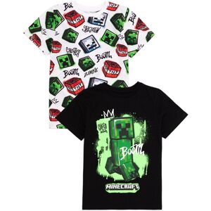 Minecraft Boy's Multi-Pack of 2 Short-Sleeved T-Shirts (Kids Multicoloured) Size: 13-14 Years Multicolor 13-14 Years Minecraft Boy's Multi-Pack of 2 Short-Sleeved T-Shirts (Kids Multicoloured) Size: 13-14 Years Multicolor 13-14 Years
